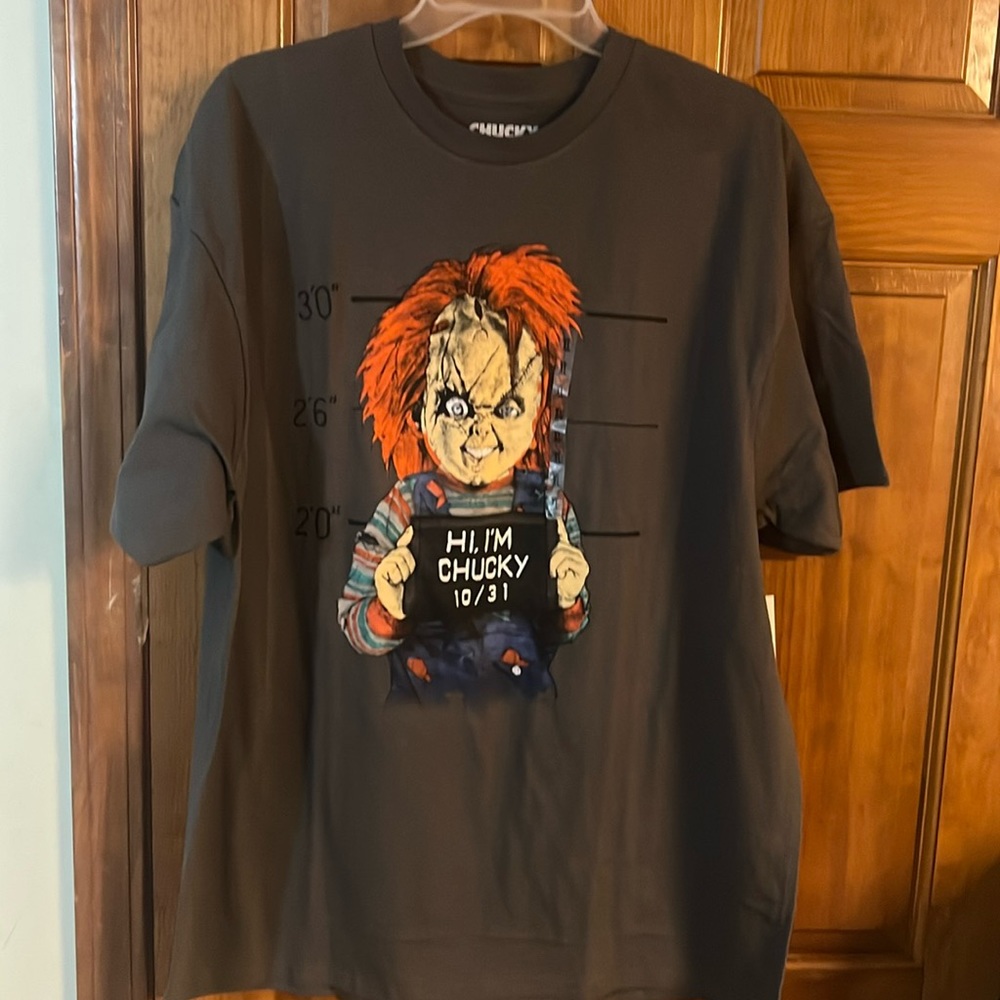 New Chucky Mens T-shirt XL NWT Unique
